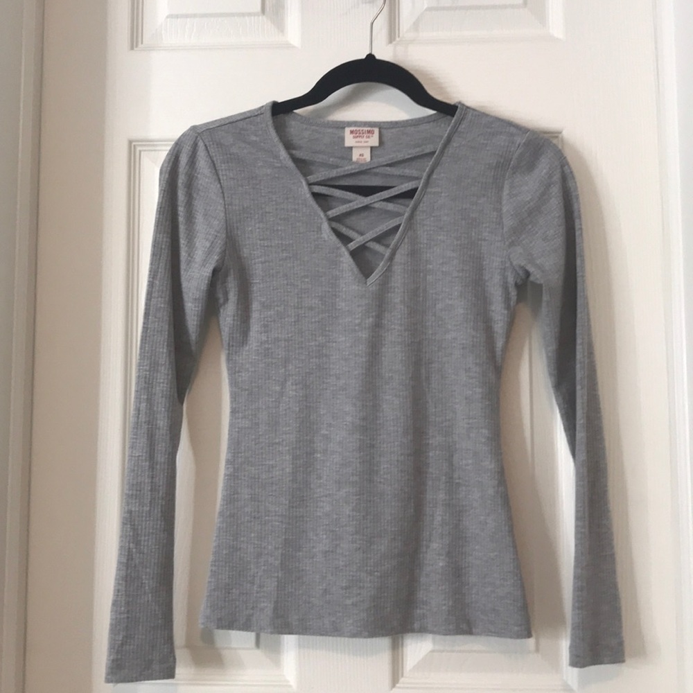 Mossimo Grat Long Sleeve Top